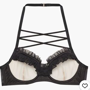 Savage X Fenty sheer underwire ruffle bra